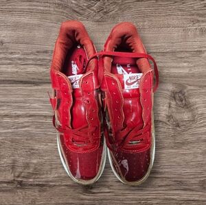 Nike Men Red and White Sneakers